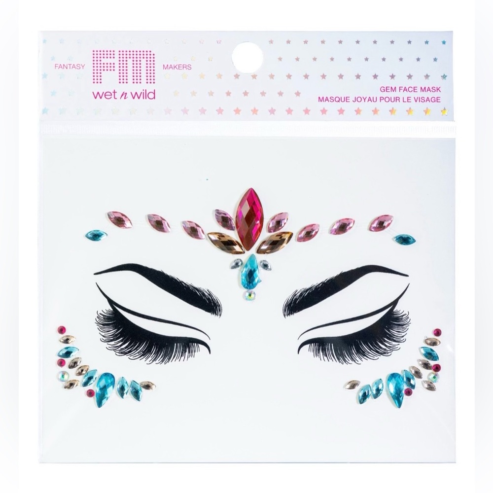 Wet n Wild Two Gem Face Masks with Multicolor Jewels